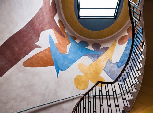 Henry van de Velde / Bauhausgebouw te Weimar (1904-1911) - Fresco Oscar Schlemmer